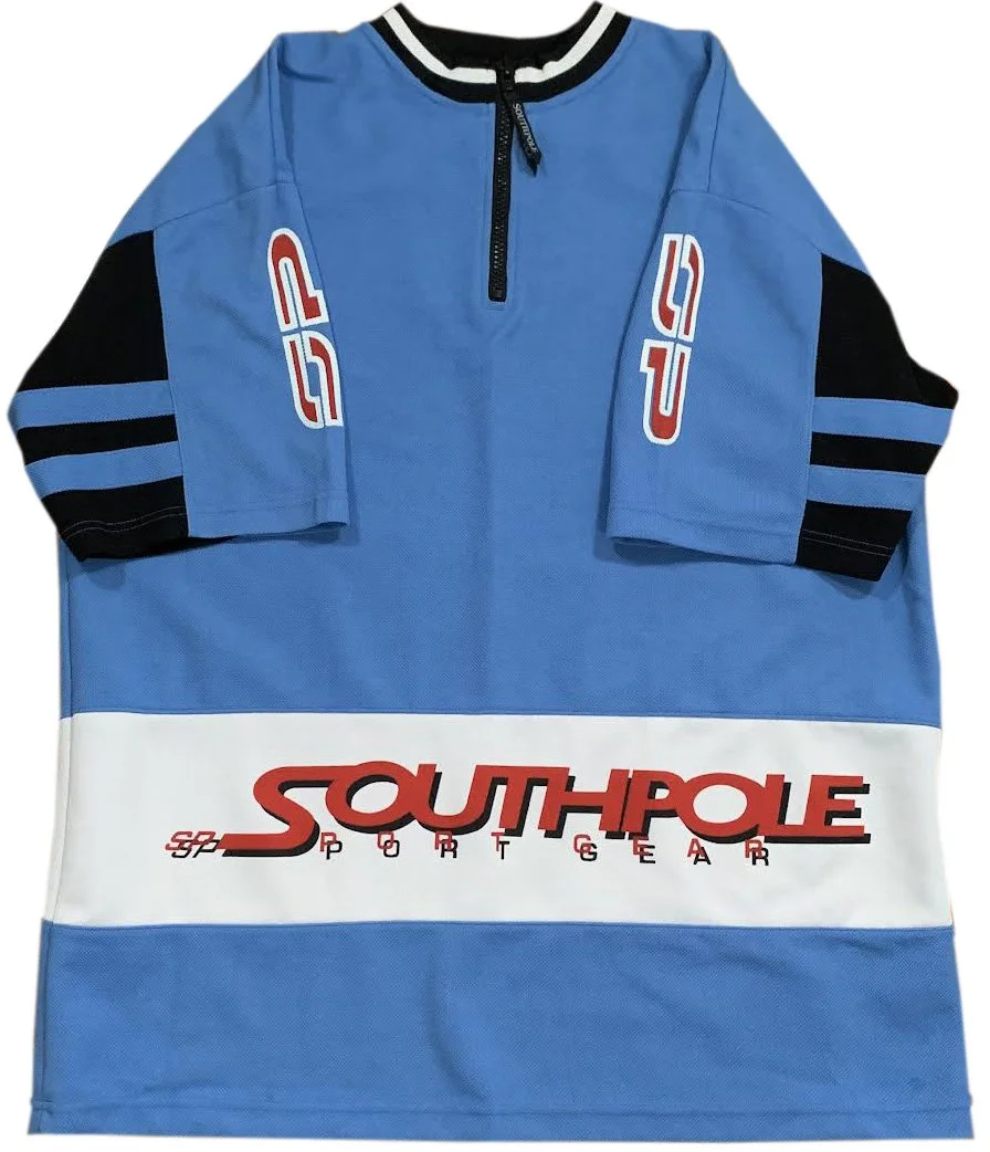 Vintage South Pole Sport Gear 1/4 Zip Shooting Shirt (Size XXL